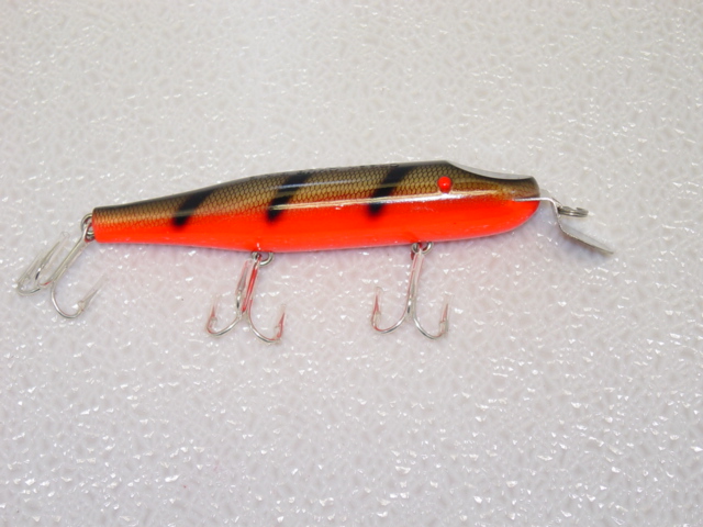 leurre de pêche vintage, Creek Chub Pikie, Husky Pikie Minnow